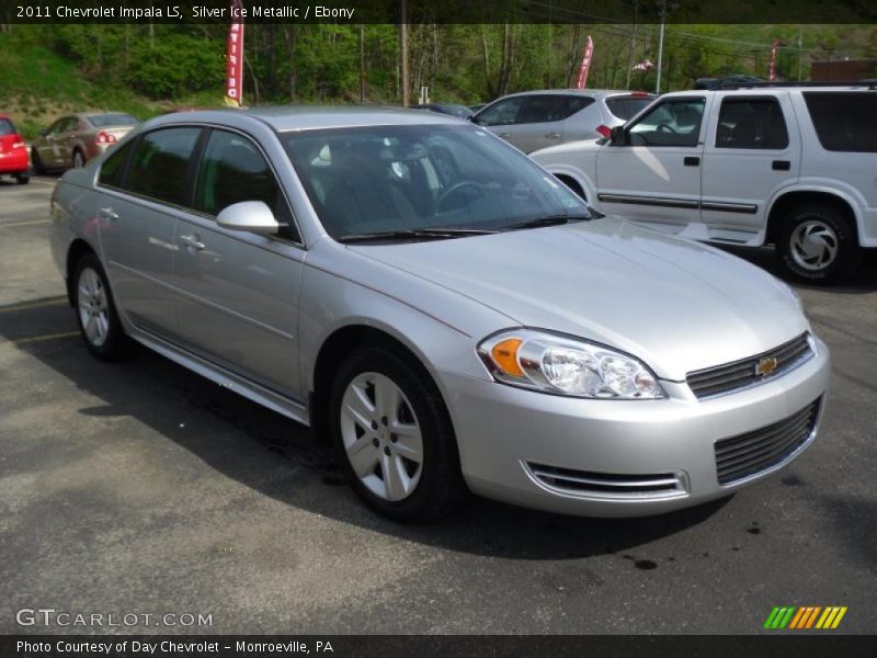 Silver Ice Metallic / Ebony 2011 Chevrolet Impala LS