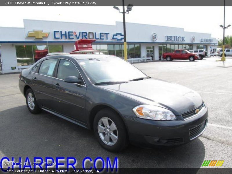 Cyber Gray Metallic / Gray 2010 Chevrolet Impala LT