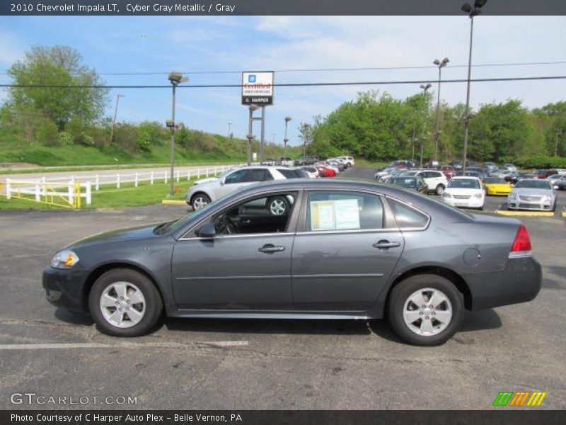 Cyber Gray Metallic / Gray 2010 Chevrolet Impala LT