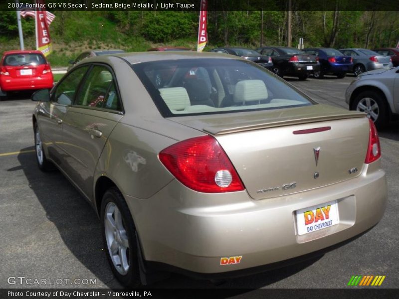 Sedona Beige Metallic / Light Taupe 2007 Pontiac G6 V6 Sedan