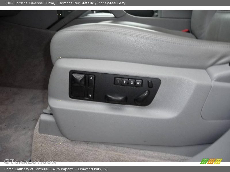 Carmona Red Metallic / Stone/Steel Grey 2004 Porsche Cayenne Turbo