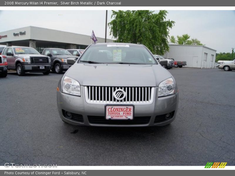 Silver Birch Metallic / Dark Charcoal 2008 Mercury Milan I4 Premier