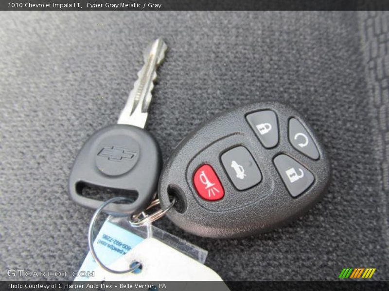 Cyber Gray Metallic / Gray 2010 Chevrolet Impala LT