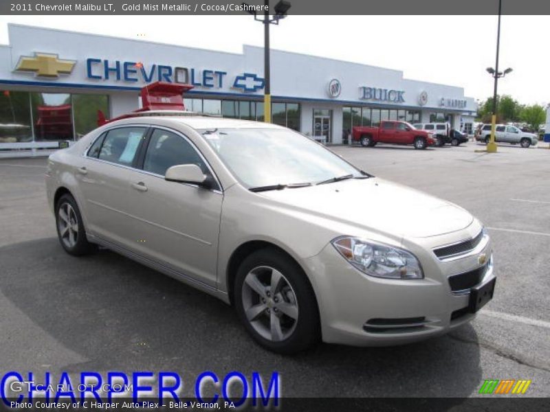Gold Mist Metallic / Cocoa/Cashmere 2011 Chevrolet Malibu LT