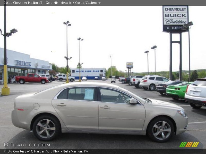 Gold Mist Metallic / Cocoa/Cashmere 2011 Chevrolet Malibu LT