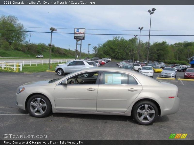 Gold Mist Metallic / Cocoa/Cashmere 2011 Chevrolet Malibu LT