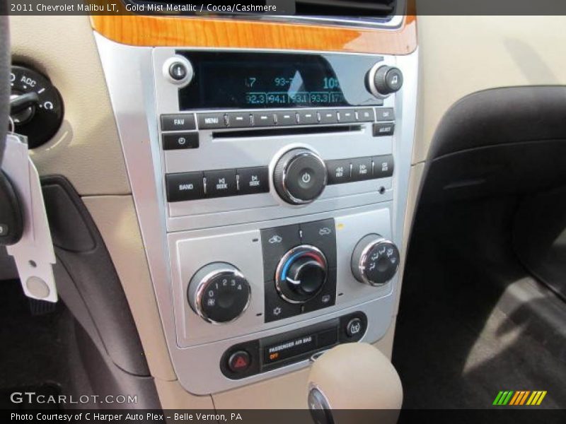 Controls of 2011 Malibu LT