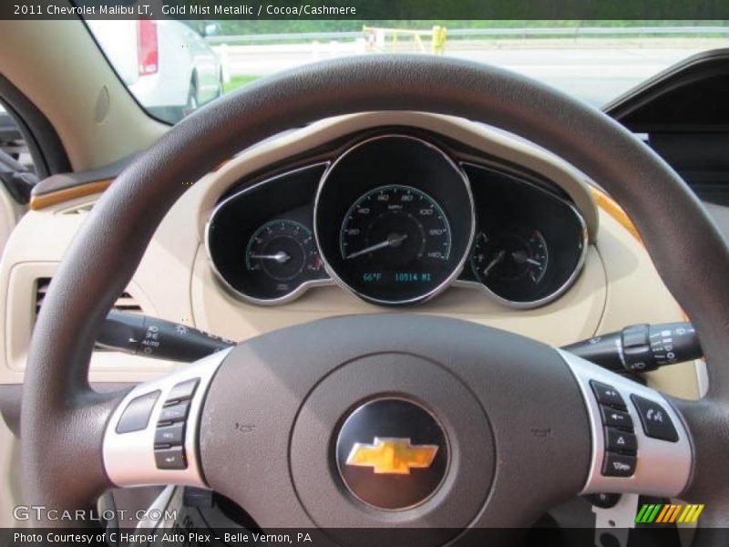 Gold Mist Metallic / Cocoa/Cashmere 2011 Chevrolet Malibu LT