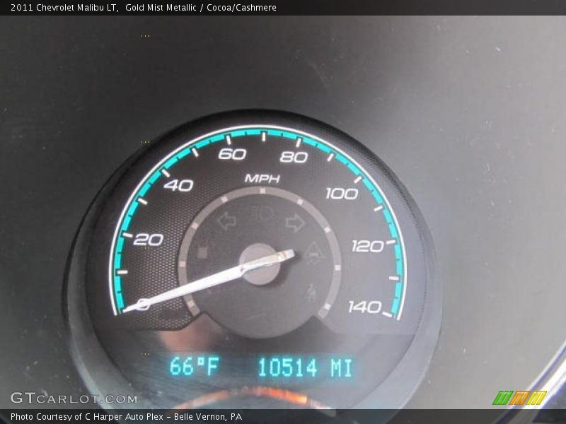 Gold Mist Metallic / Cocoa/Cashmere 2011 Chevrolet Malibu LT