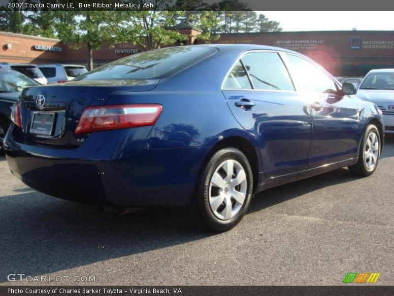 Blue Ribbon Metallic / Ash 2007 Toyota Camry LE