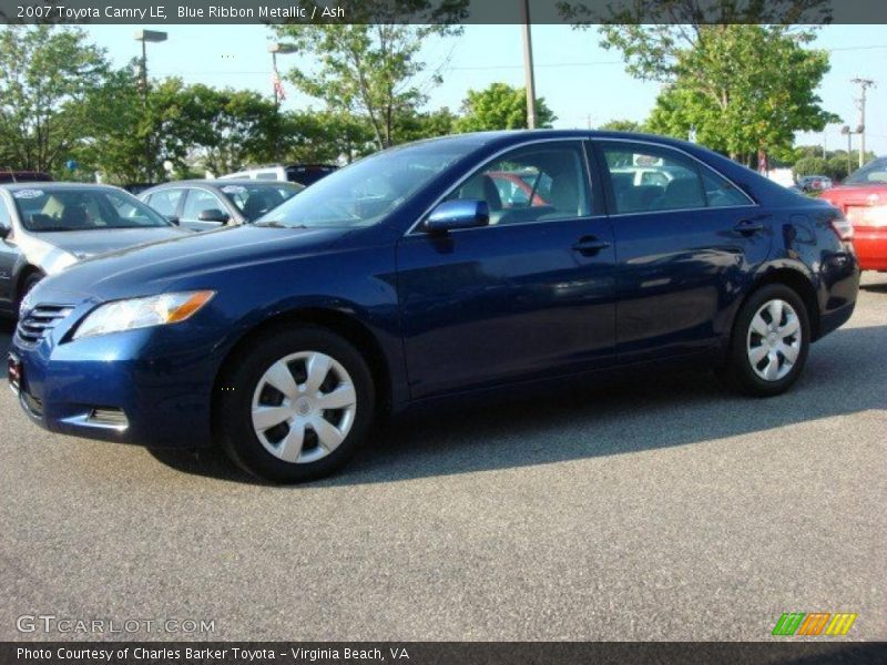 Blue Ribbon Metallic / Ash 2007 Toyota Camry LE