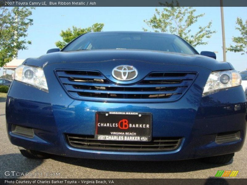 Blue Ribbon Metallic / Ash 2007 Toyota Camry LE