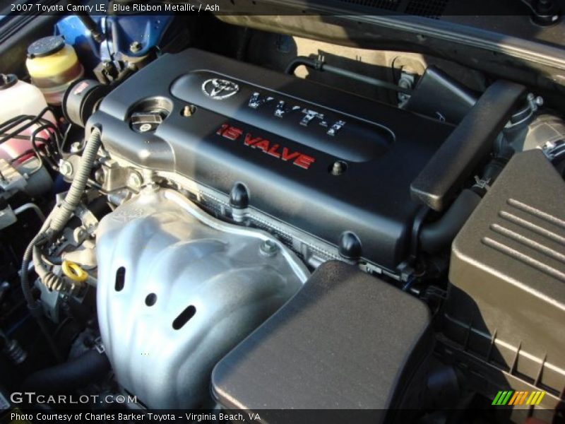 Blue Ribbon Metallic / Ash 2007 Toyota Camry LE