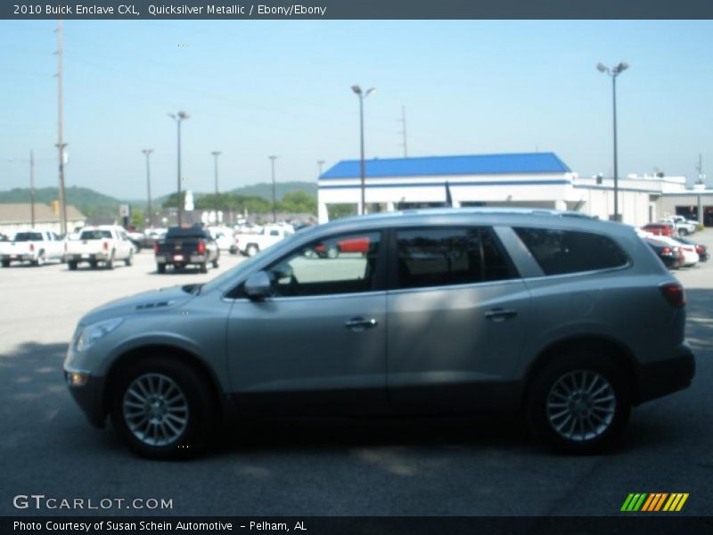 Quicksilver Metallic / Ebony/Ebony 2010 Buick Enclave CXL