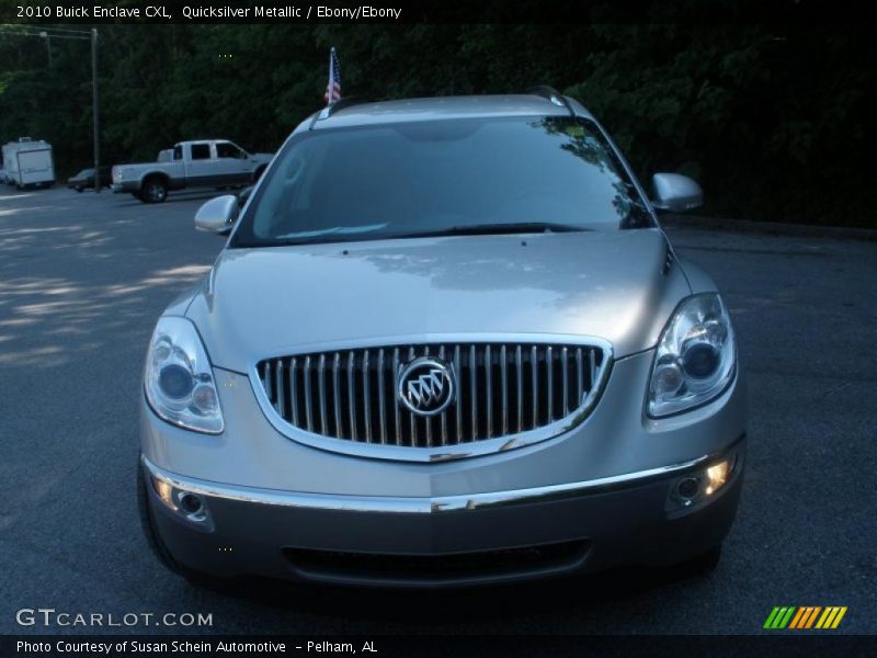 Quicksilver Metallic / Ebony/Ebony 2010 Buick Enclave CXL