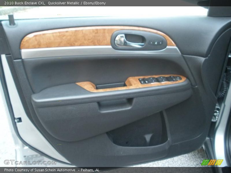 Quicksilver Metallic / Ebony/Ebony 2010 Buick Enclave CXL