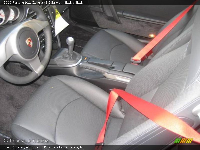  2010 911 Carrera 4S Cabriolet Black Interior
