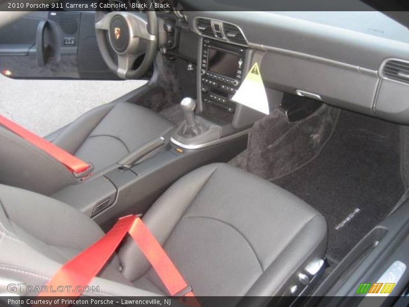  2010 911 Carrera 4S Cabriolet Black Interior