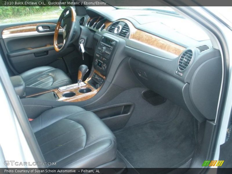 Quicksilver Metallic / Ebony/Ebony 2010 Buick Enclave CXL