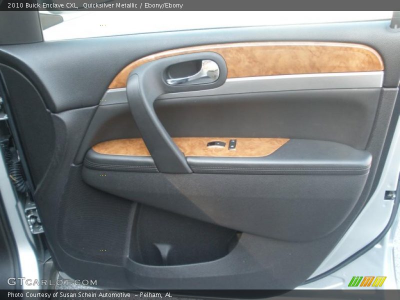 Quicksilver Metallic / Ebony/Ebony 2010 Buick Enclave CXL