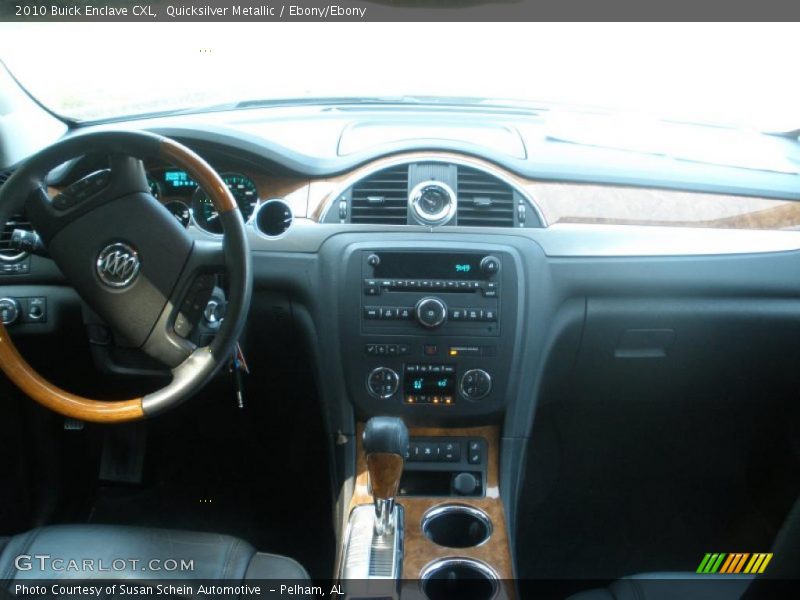 Quicksilver Metallic / Ebony/Ebony 2010 Buick Enclave CXL