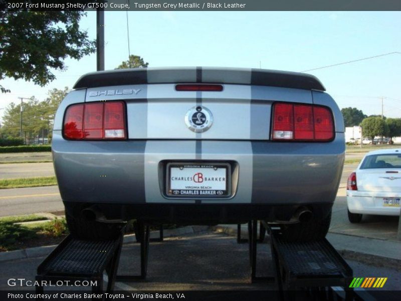 Tungsten Grey Metallic / Black Leather 2007 Ford Mustang Shelby GT500 Coupe
