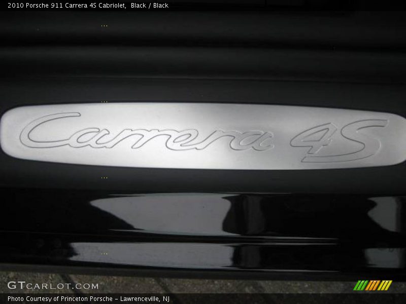 Black / Black 2010 Porsche 911 Carrera 4S Cabriolet