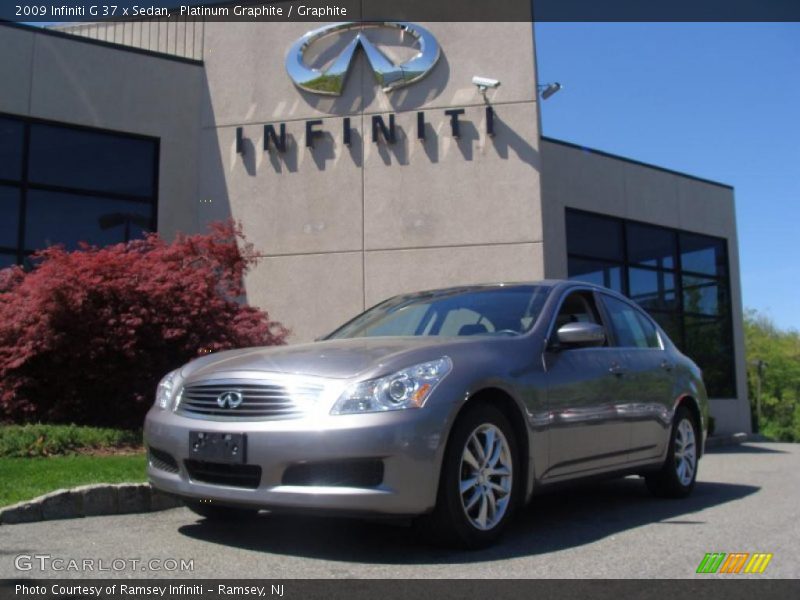 Platinum Graphite / Graphite 2009 Infiniti G 37 x Sedan