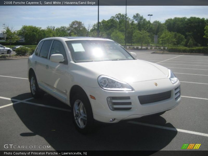 Sand White / Havanna/Sand Beige 2008 Porsche Cayenne S