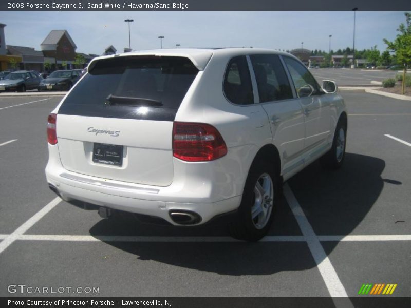 Sand White / Havanna/Sand Beige 2008 Porsche Cayenne S