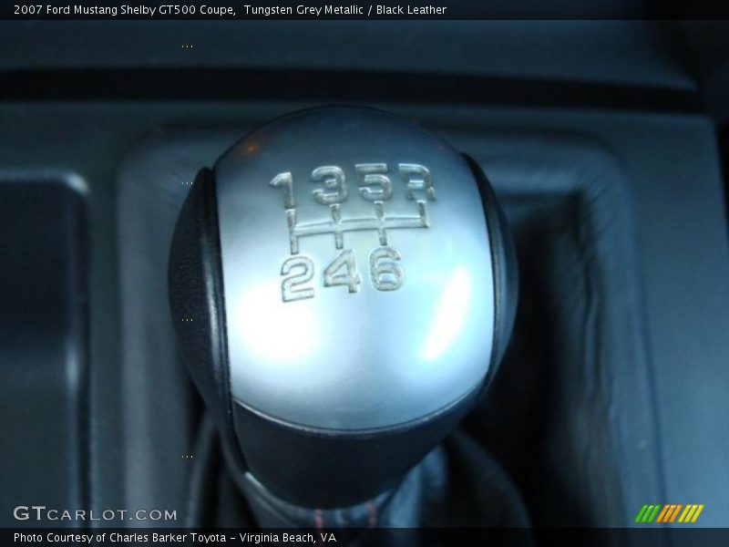 Tungsten Grey Metallic / Black Leather 2007 Ford Mustang Shelby GT500 Coupe