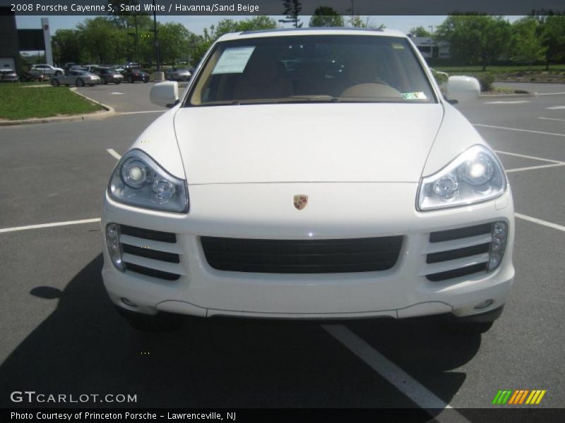 Sand White / Havanna/Sand Beige 2008 Porsche Cayenne S