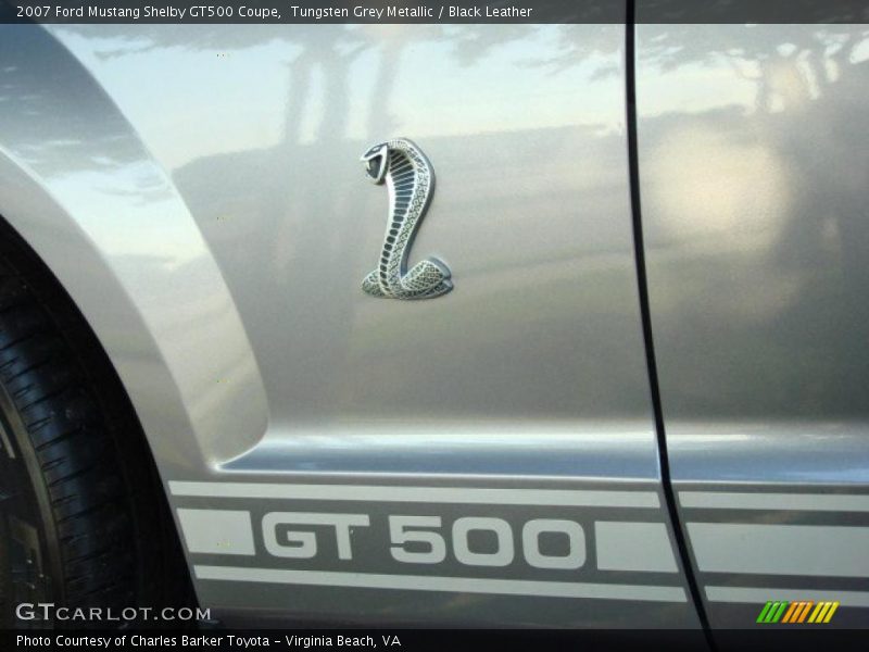 Tungsten Grey Metallic / Black Leather 2007 Ford Mustang Shelby GT500 Coupe