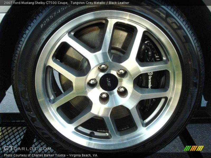 Tungsten Grey Metallic / Black Leather 2007 Ford Mustang Shelby GT500 Coupe