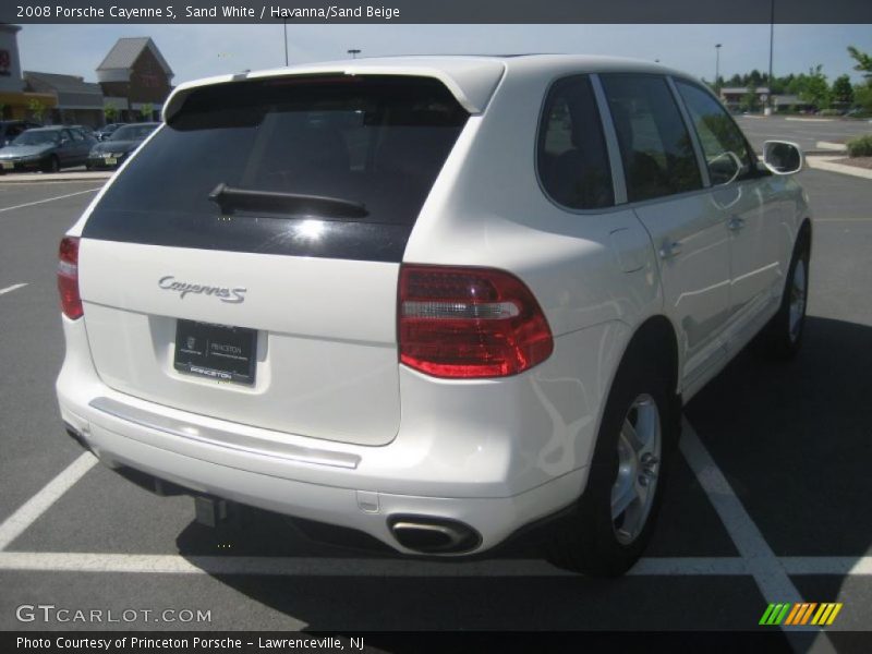 Sand White / Havanna/Sand Beige 2008 Porsche Cayenne S