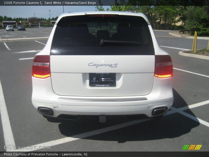 Sand White / Havanna/Sand Beige 2008 Porsche Cayenne S