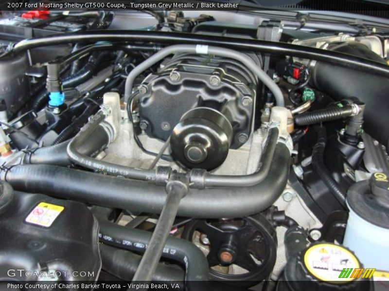 Tungsten Grey Metallic / Black Leather 2007 Ford Mustang Shelby GT500 Coupe