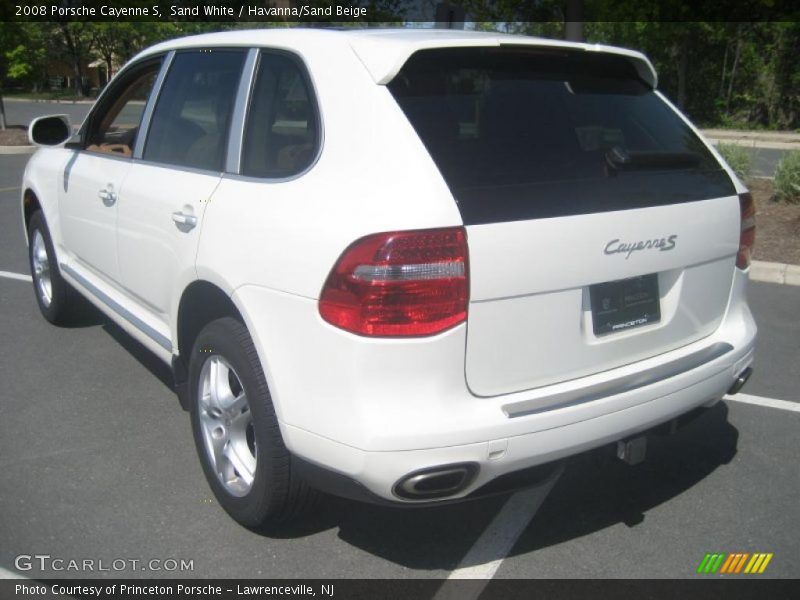 Sand White / Havanna/Sand Beige 2008 Porsche Cayenne S