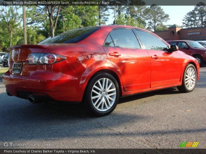 Velocity Red Mica / Black 2006 Mazda MAZDA6 MAZDASPEED6 Sport