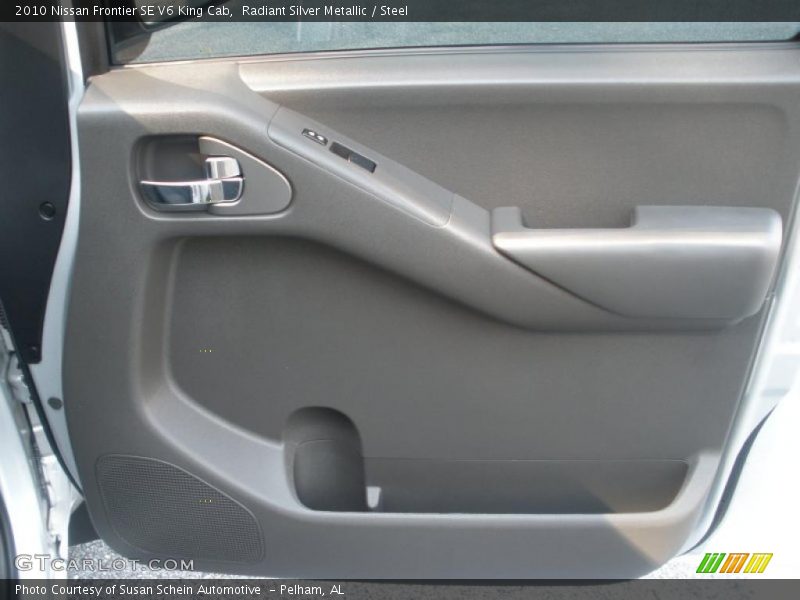 Radiant Silver Metallic / Steel 2010 Nissan Frontier SE V6 King Cab