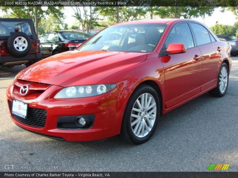 Velocity Red Mica / Black 2006 Mazda MAZDA6 MAZDASPEED6 Sport