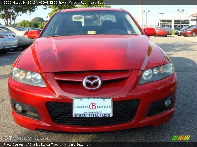 Velocity Red Mica / Black 2006 Mazda MAZDA6 MAZDASPEED6 Sport