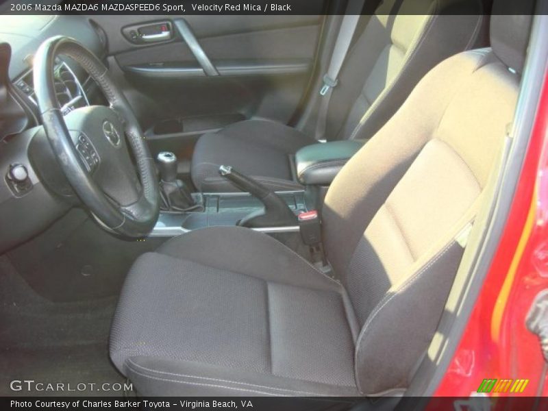 Velocity Red Mica / Black 2006 Mazda MAZDA6 MAZDASPEED6 Sport