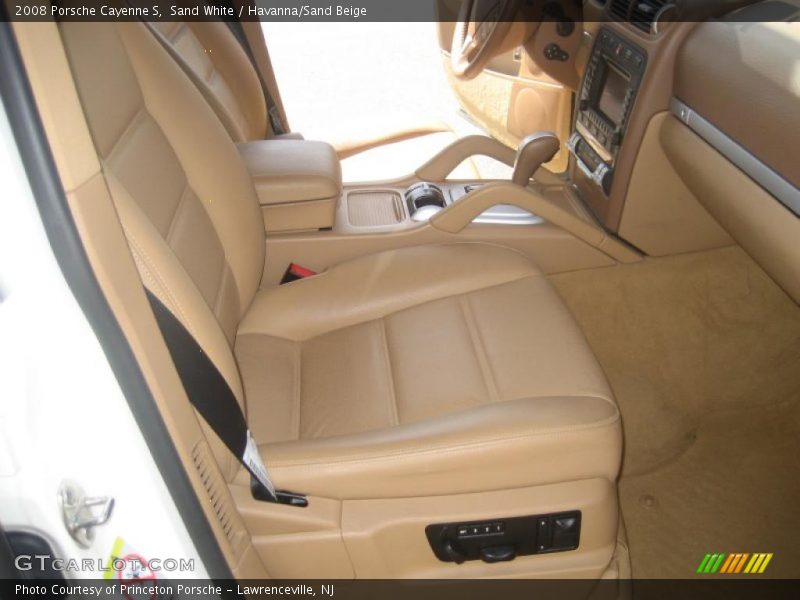 Sand White / Havanna/Sand Beige 2008 Porsche Cayenne S