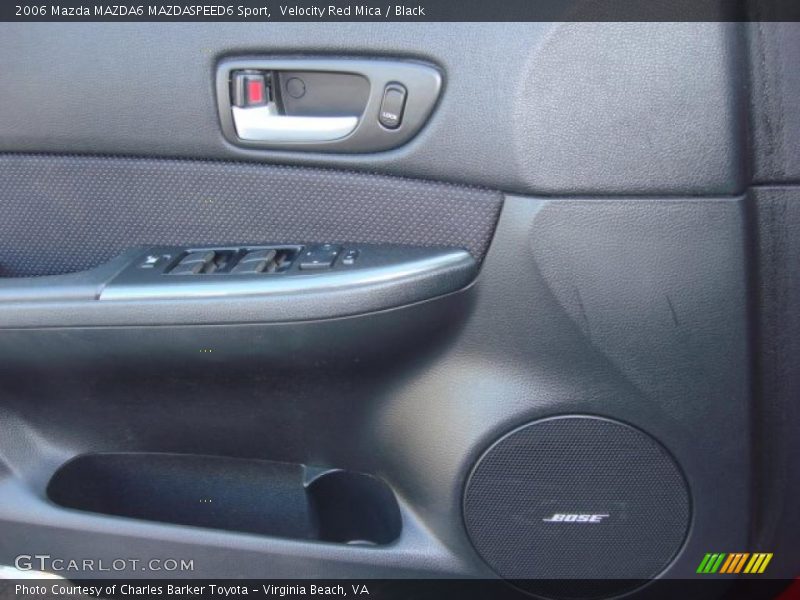 Velocity Red Mica / Black 2006 Mazda MAZDA6 MAZDASPEED6 Sport