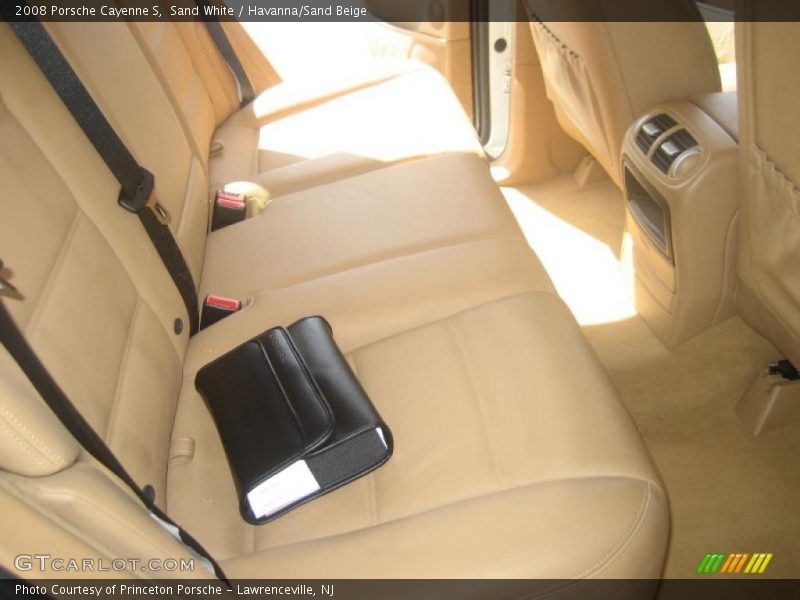 Sand White / Havanna/Sand Beige 2008 Porsche Cayenne S