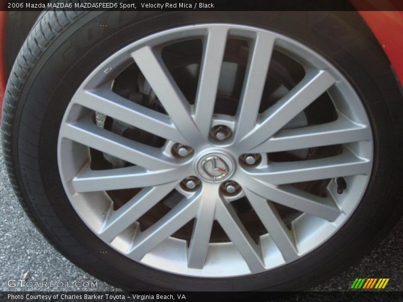 Velocity Red Mica / Black 2006 Mazda MAZDA6 MAZDASPEED6 Sport