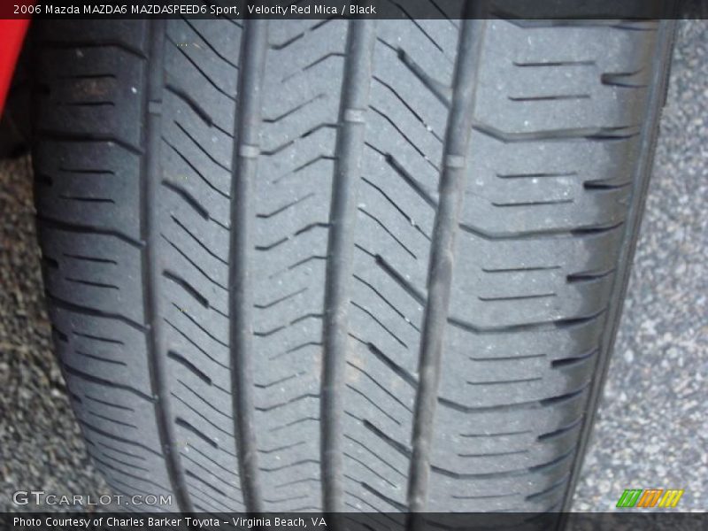 Velocity Red Mica / Black 2006 Mazda MAZDA6 MAZDASPEED6 Sport