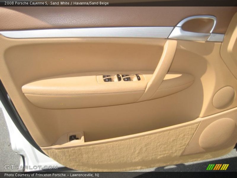 Sand White / Havanna/Sand Beige 2008 Porsche Cayenne S