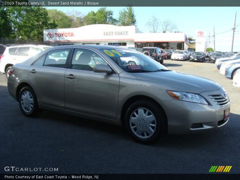 Desert Sand Metallic / Bisque 2009 Toyota Camry LE